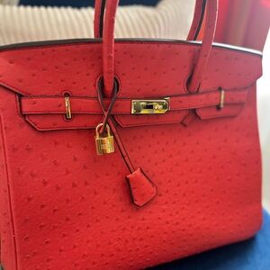 Elegant Red Handbag